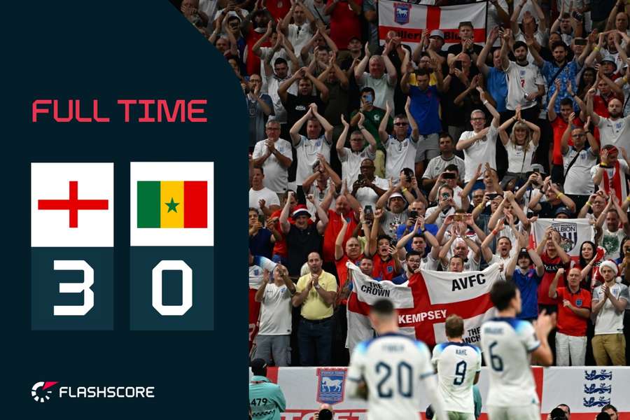 Engeland boekte eenvoudig overwinning op Senegal