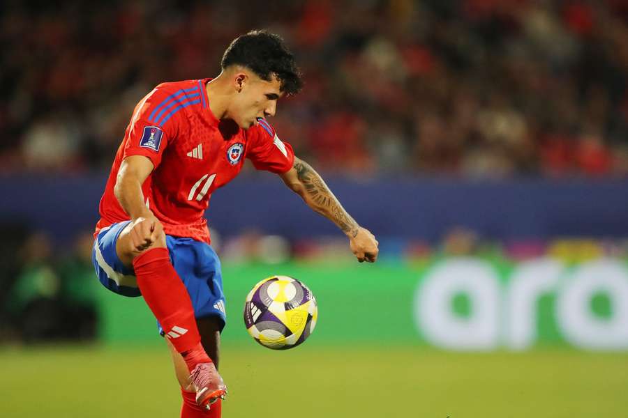 Vicente Álvarez atuou em dois jogos da seleção chilena na Copa do Mundo Sub-20