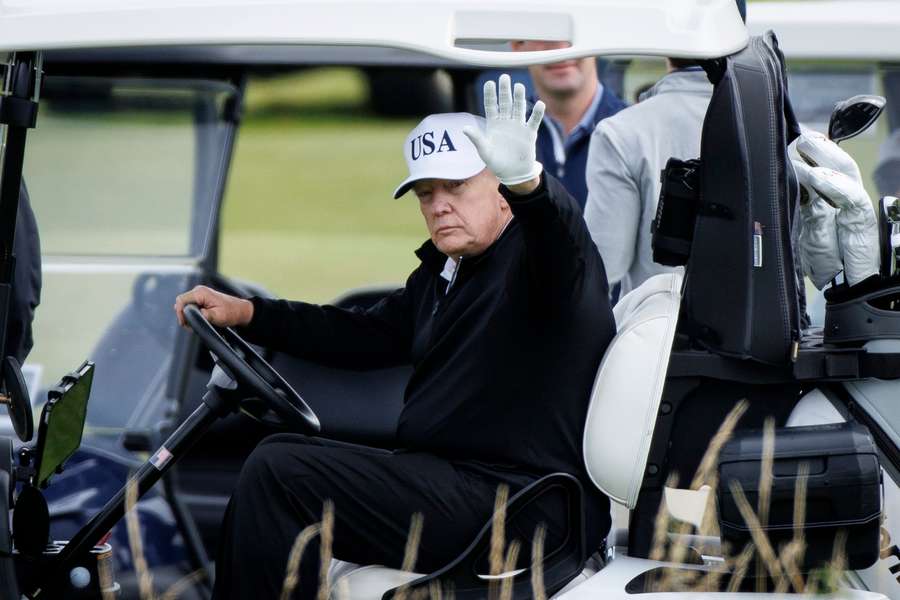 Trump visits Turnberry in Scotland Trump visits Turnberry in Scotland