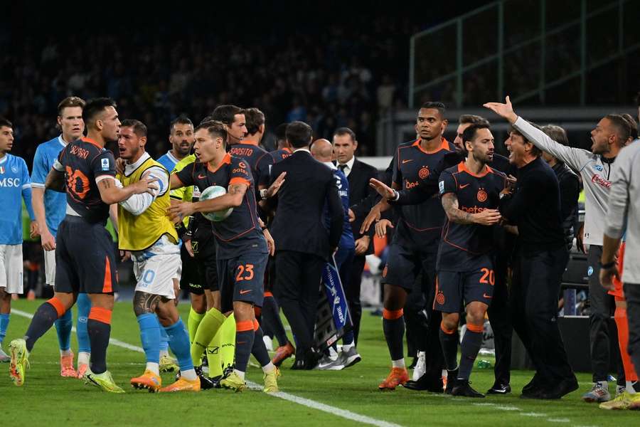 Conte explains bust-up with Inter Milan captain Lautaro