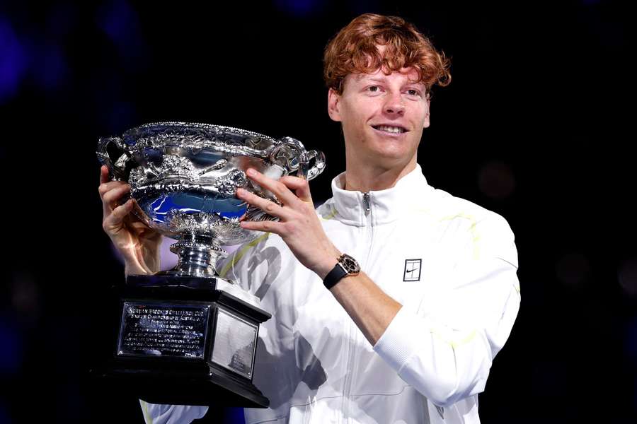 Sinner ganhou três Grand Slams desde o último ano Sinner ganhou três Grand Slams desde o último ano