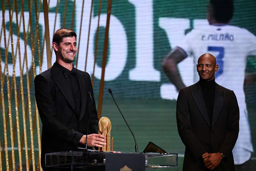 Thibaut Courtois se lleva el trofeo Yashine como mejor guardameta del mundo