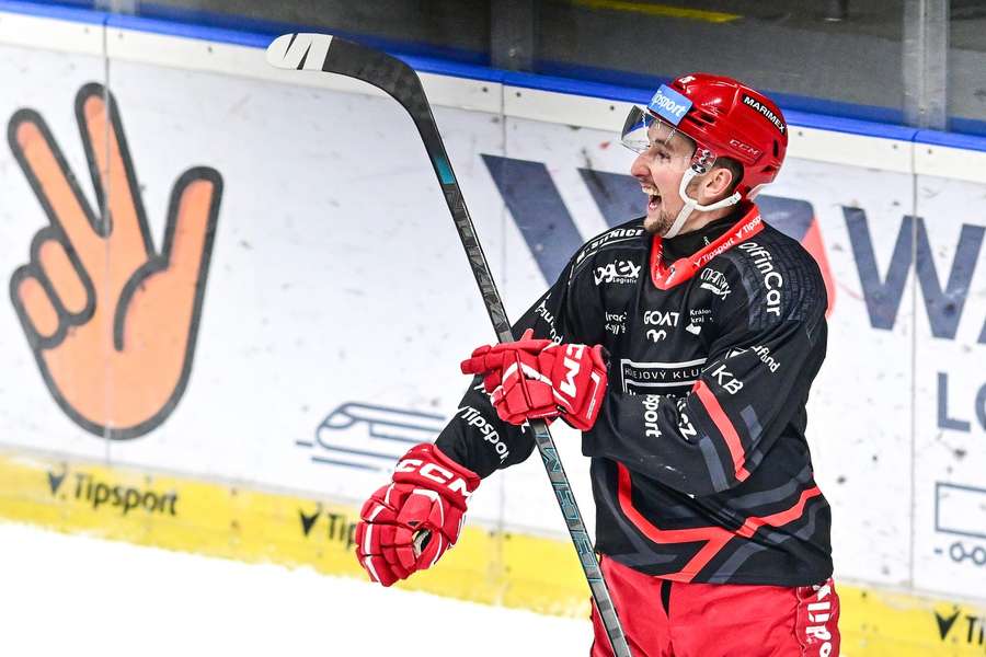 Aleš Jergl přispěl gólem k výhře Hradce nad Třincem. Aleš Jergl přispěl gólem k výhře Hradce nad Třincem.