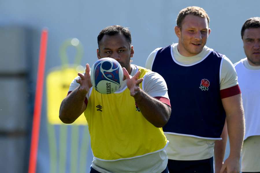 Vunipola in training with England