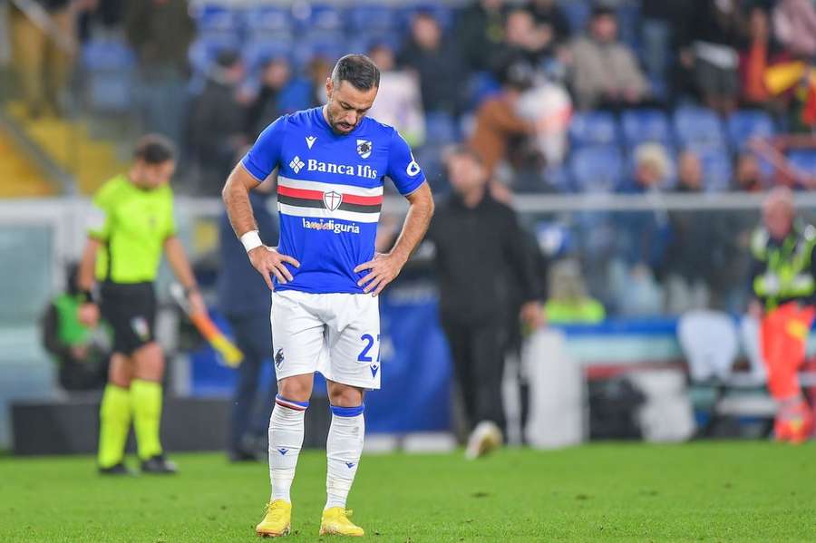 Fabio Quagliarella, attaccante della Sampdoria