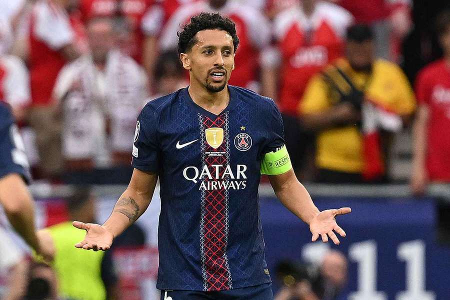 Marquinhos aux anges. 