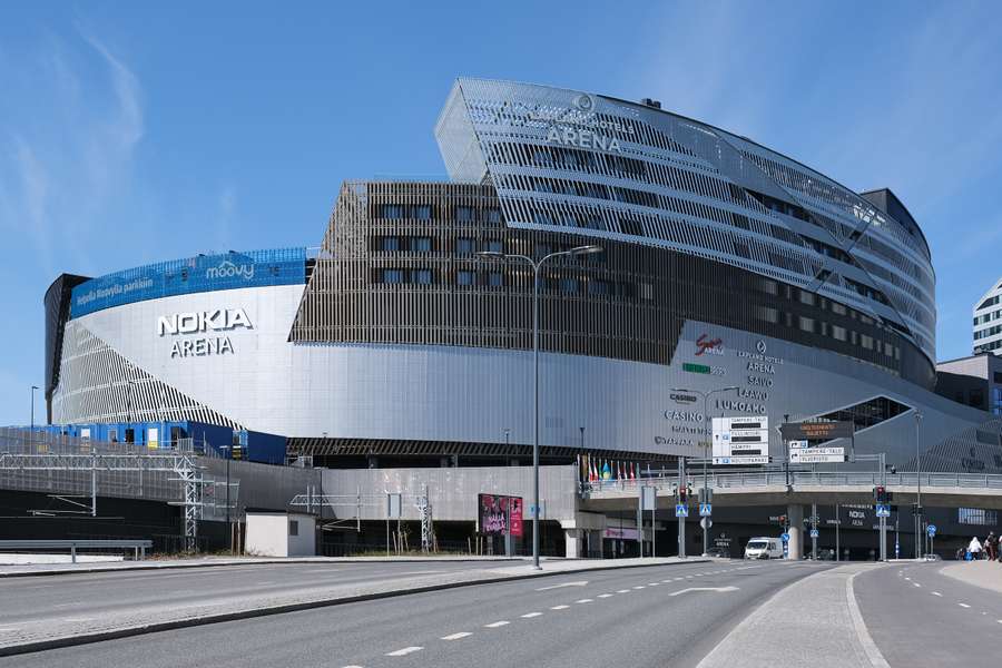 Nokia Arena i Tampere, Finland (maj 2022).
