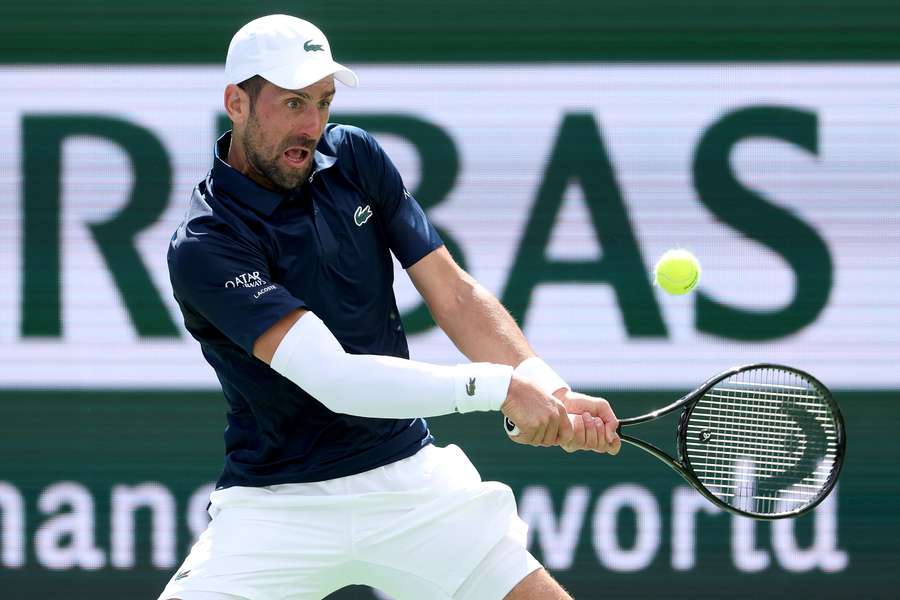 Djokovic está avançando na Califórnia