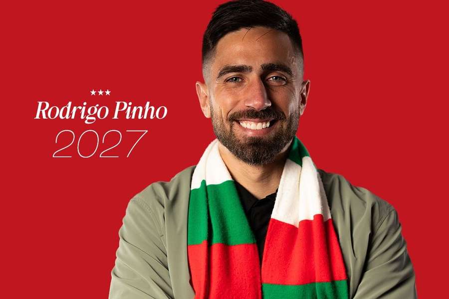 Rodrigo Pinho terminava contrato em junho