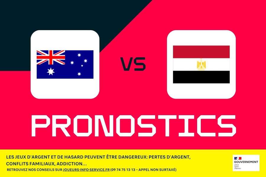 Australie - Égypte : pronostics CDM, meilleurs paris et cotes (16e de finale)