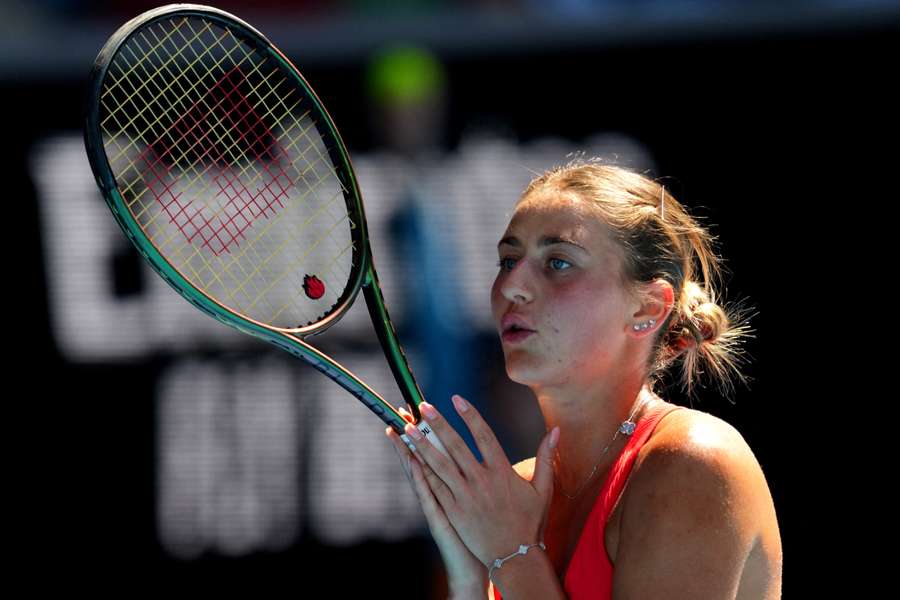 Marta Kostyuk has been playing in Miami for the past week