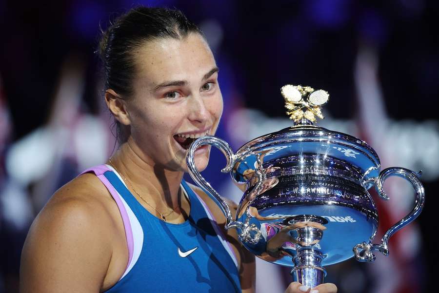 Aryna Sabalenka won haar eerste Grand Slam in Australië