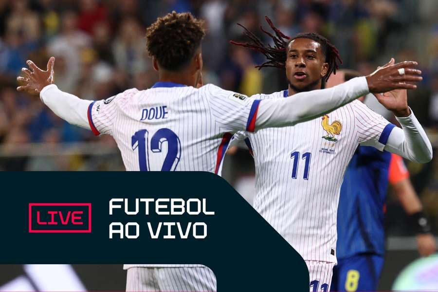 França contou com gol de Olise (11) para abrir o placar contra a Ucrânia