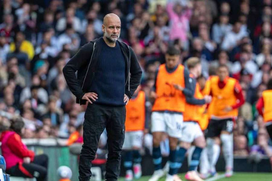 Trenér Manchesteru City Pep Guardiola