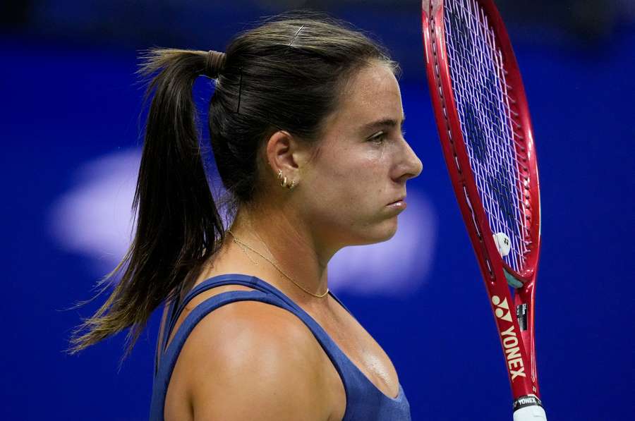 Emma Navarro à l'US Open. Emma Navarro à l'US Open.