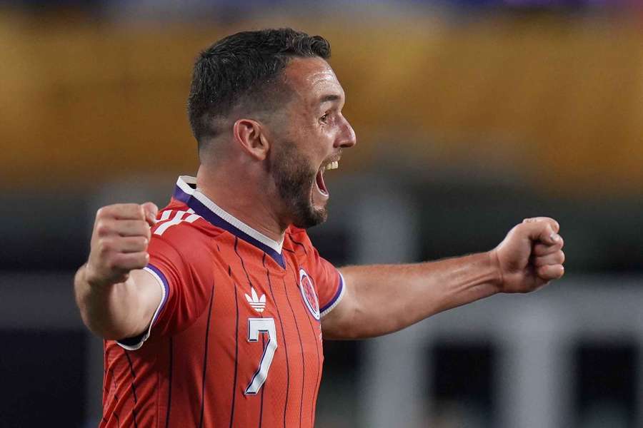 John McGinn fez o gol da vitória escocesa John McGinn fez o gol da vitória escocesa