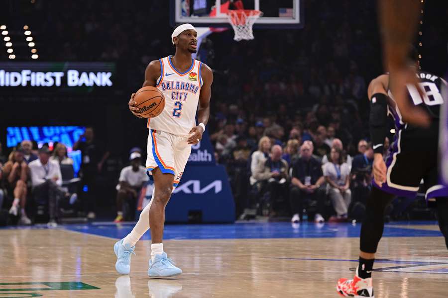 Shai Gilgeous-Alexander, noº 2 de los Thunder