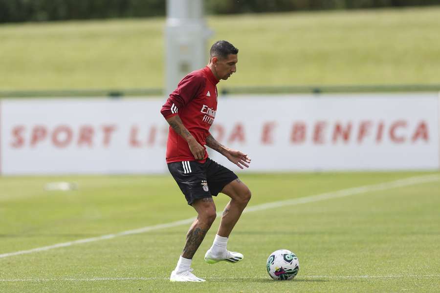 Di María está recuperado da lesão muscular na coxa esquerda