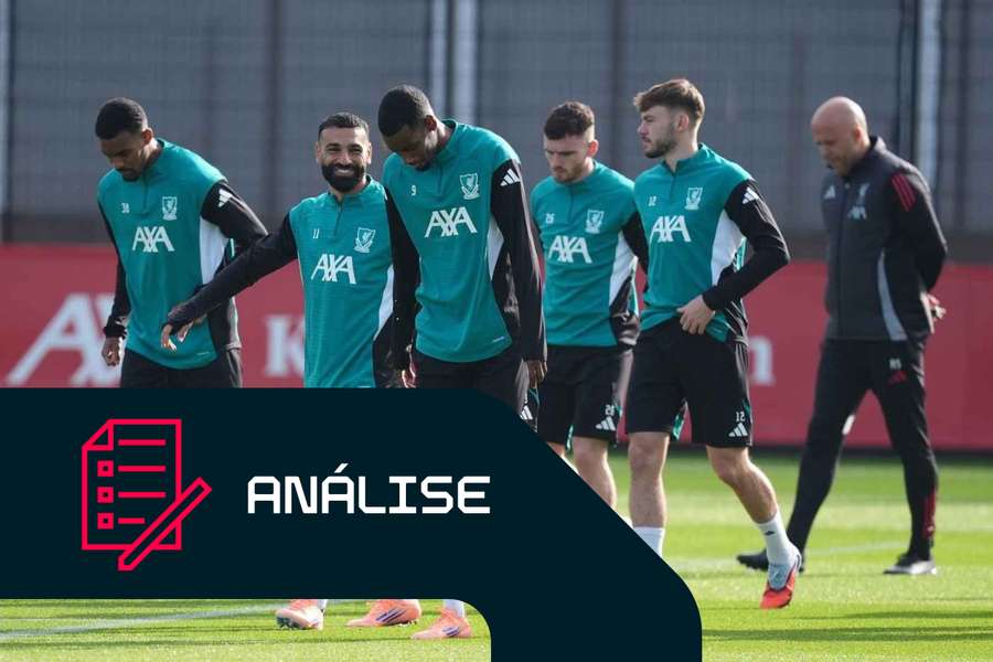 Treino de preparação do Liverpool para encontro europeu