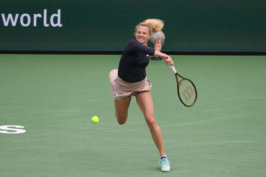Kateřina Siniaková začala v Indian Wells suverénně.