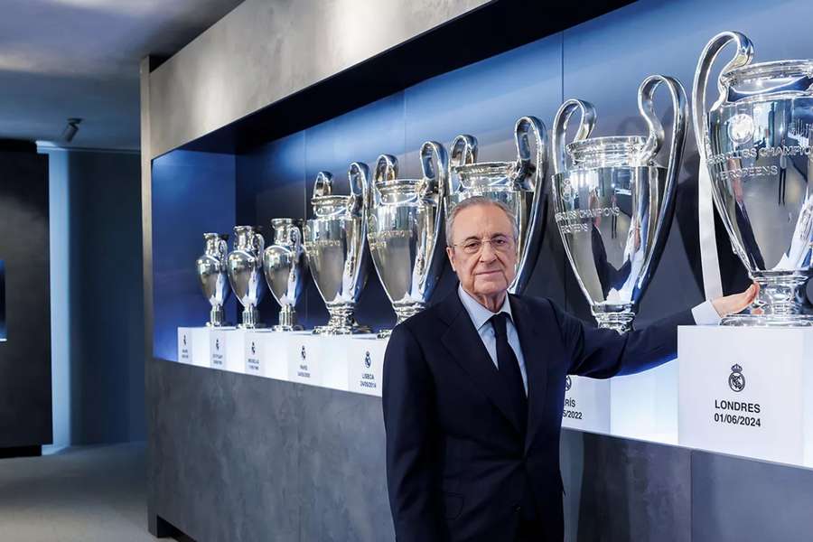 Florentino Pérez, con la Decimoquinta