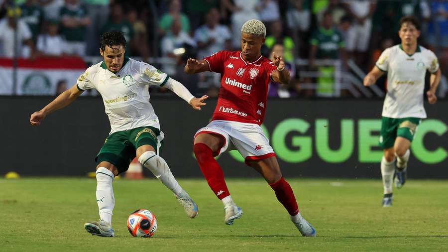 Palmeiras teve uma partida difícil no interior