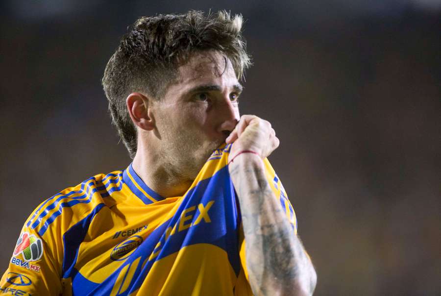  Fernando Gorriaran celebra pelo Tigres