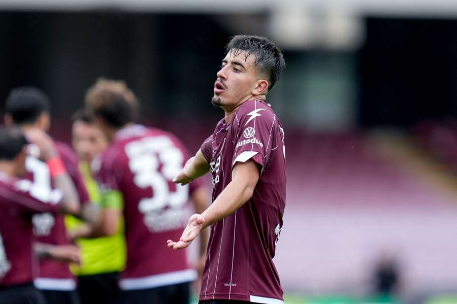 Tommaso Corazza, début mai avec la Salernitana.