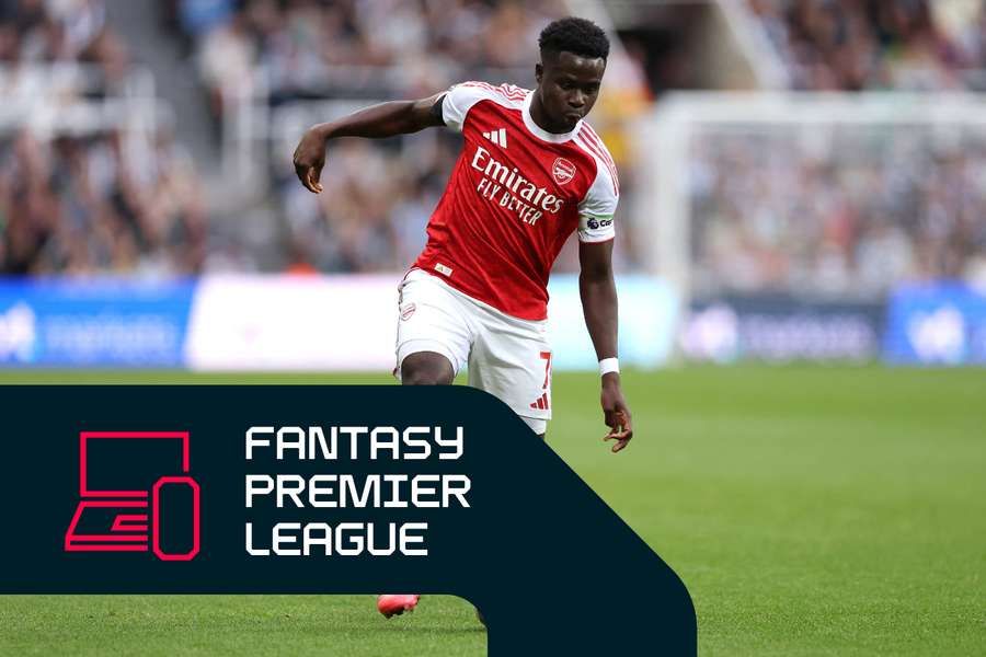 Saka is expected to start against West Ham on Saturday