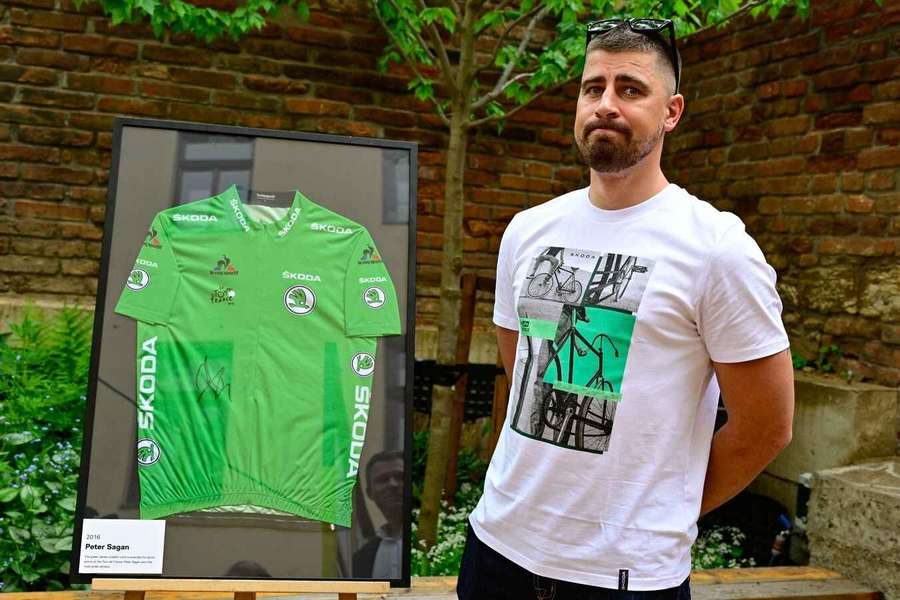 Sagan na tlačovej konferencii L’Etape.