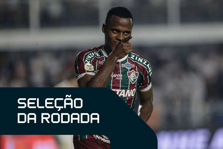 Jhon Arias brilhou na goleada do Flu sobre o Santos, na Vila