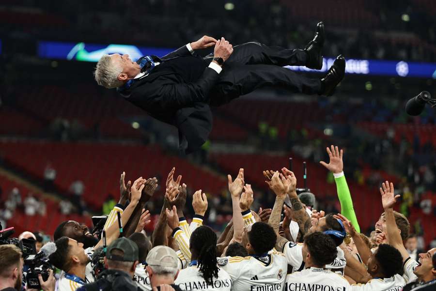 Il Re di Coppe festeggia l'ultima Champions conquistata a Wembley