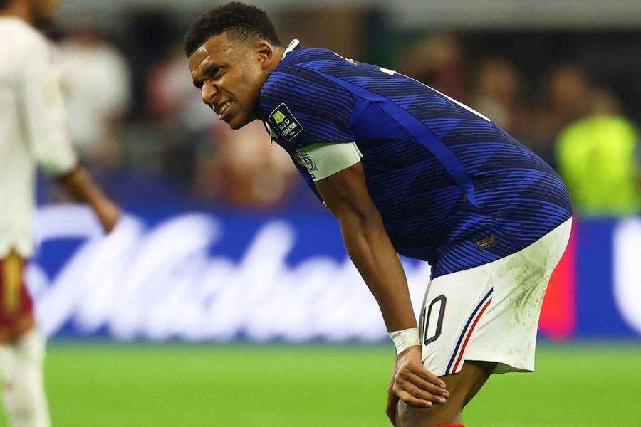 Mbappe reacts as France are eliminated from the World Cup Mbappe reacts as France are eliminated from the World Cup