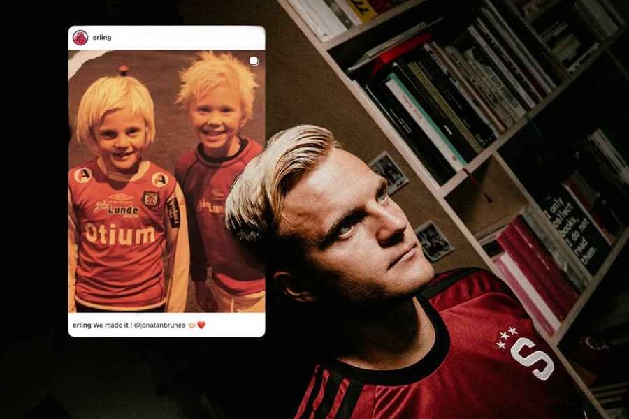 Příspěvek Haalanda se svým bratrancem Brunesem Příspěvek Haalanda se svým bratrancem Brunesem