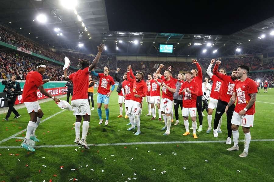 Leipzig feiert den Einzug ins DFB-Pokal-Finale