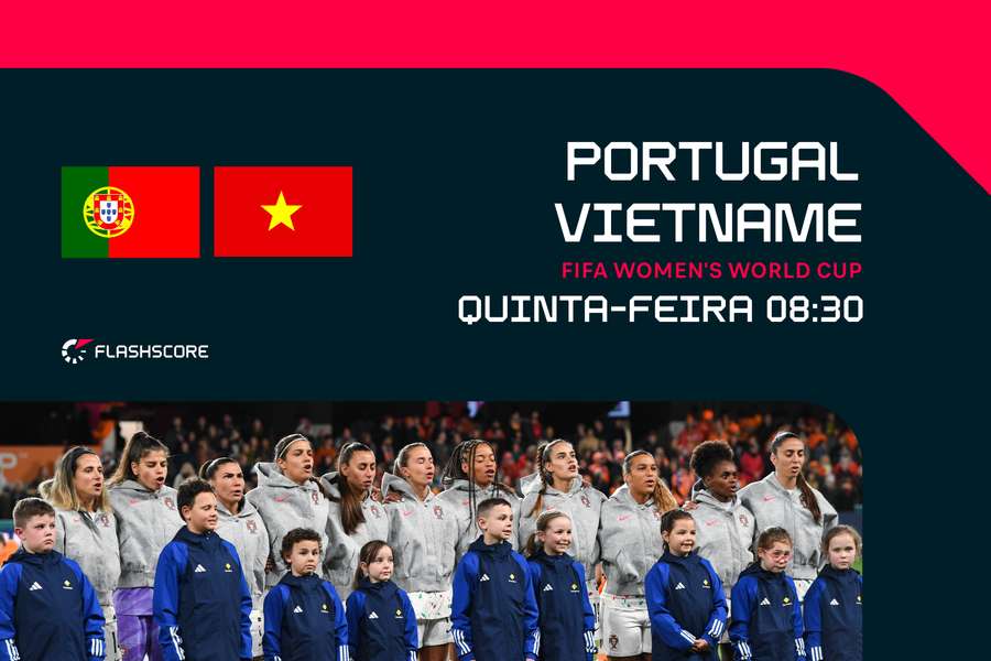 Portugal defronta Vietname na segunda jornada do Grupo E do Campeonato do Mundo