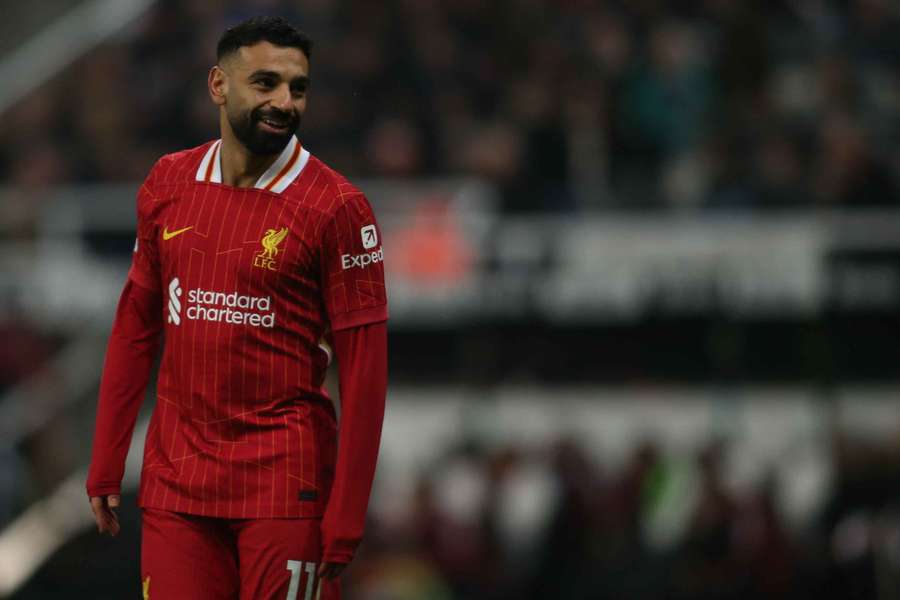 Mohamed Salah à Newcastle.