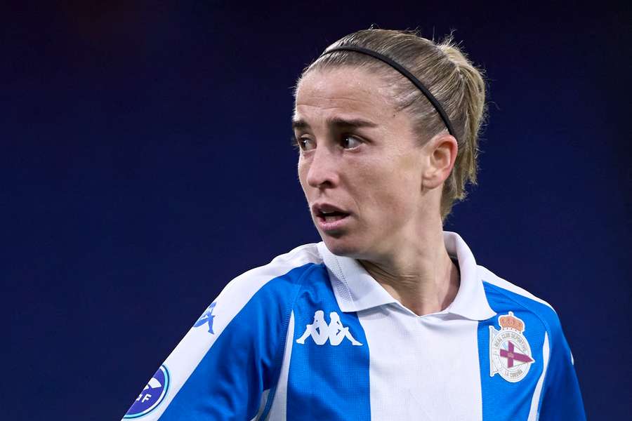 Bárbara Latorre ao serviço do Deportivo