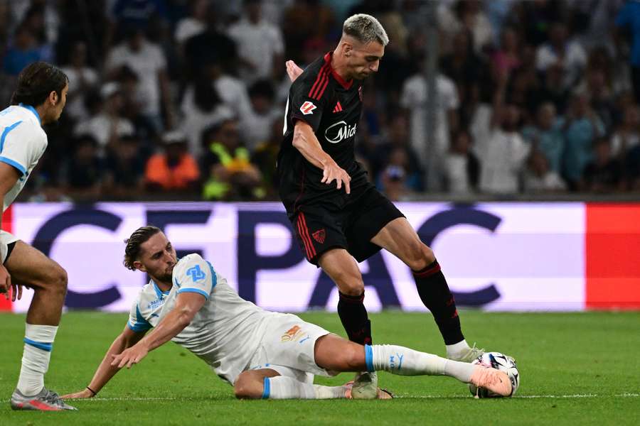 Adrien Rabiot face au Séville FC le 2 août.