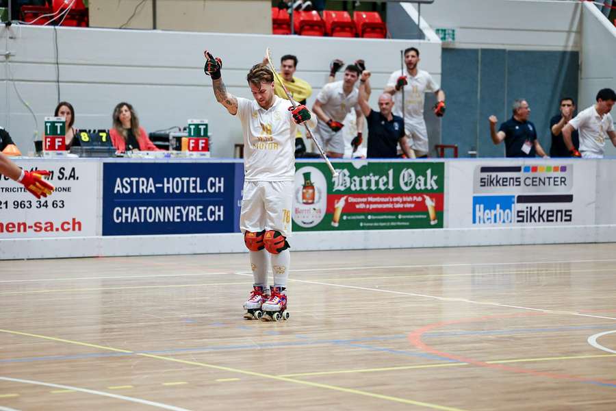 Hélder Nunes celebra el gol del empate Hélder Nunes celebra el gol del empate