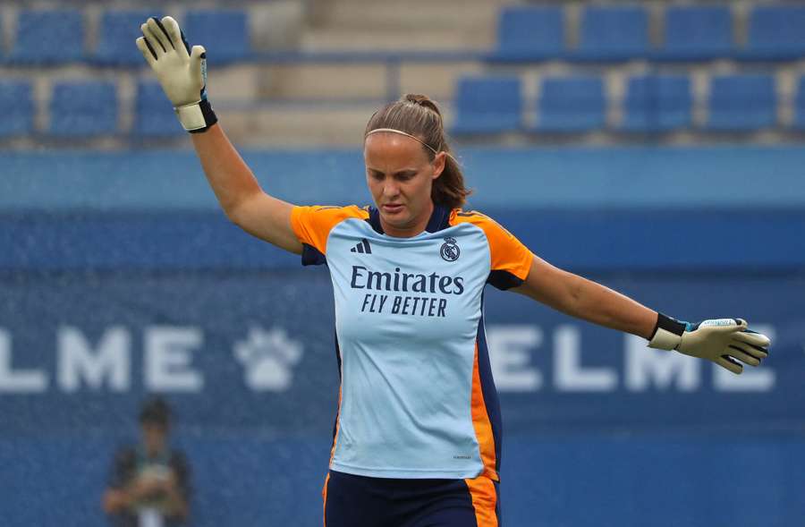 Mylène Chavas avec le Real Madrid Mylène Chavas avec le Real Madrid