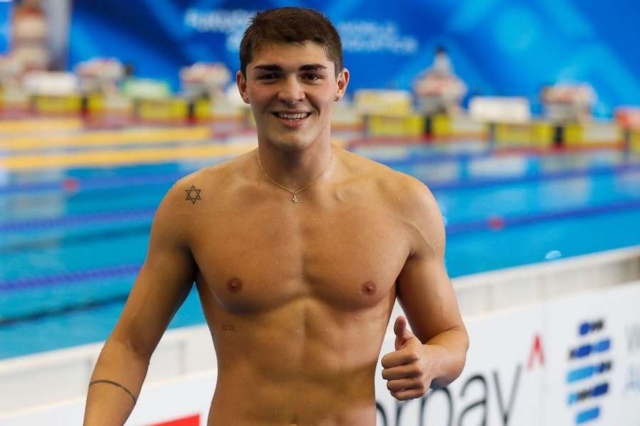 Diogo Ribeiro vai defender o título nos 50 e 100 metros mariposa