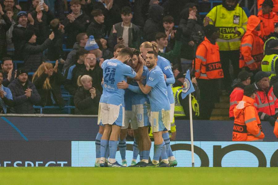 O Man City está a tentar manter-se no topo da liga