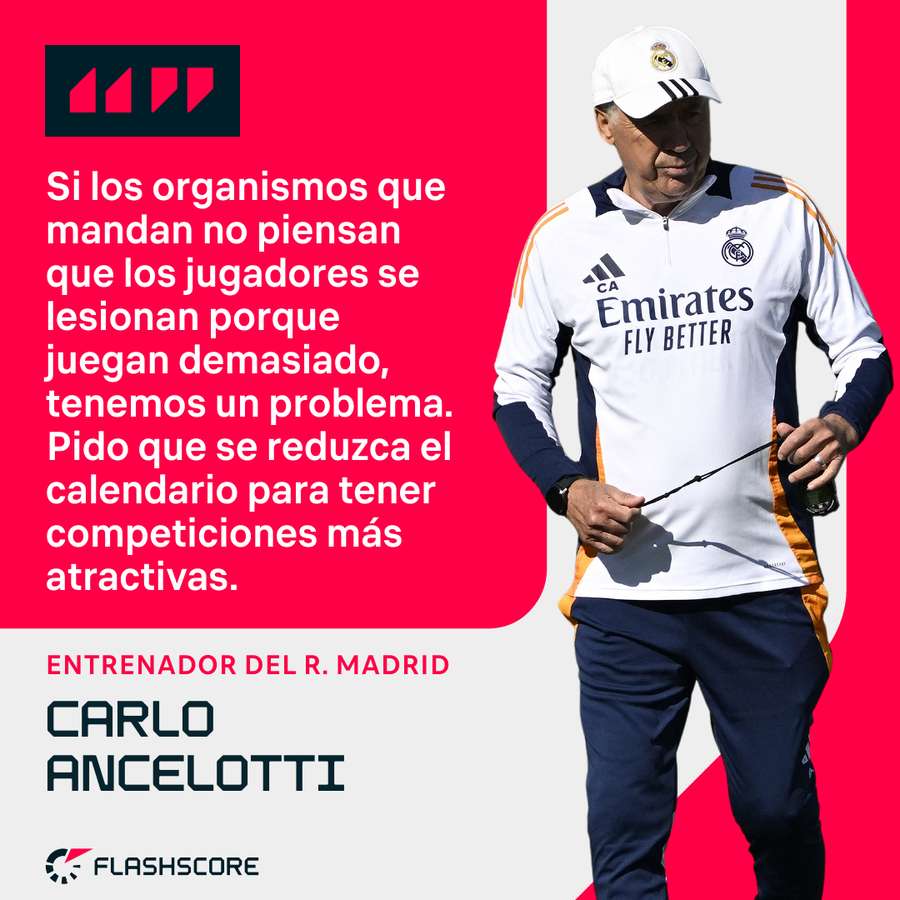 Las palabras de Carlo Ancelotti.