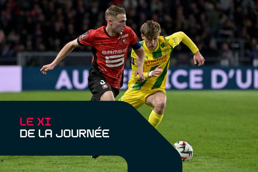 Adrien Truffert contre Nantes.