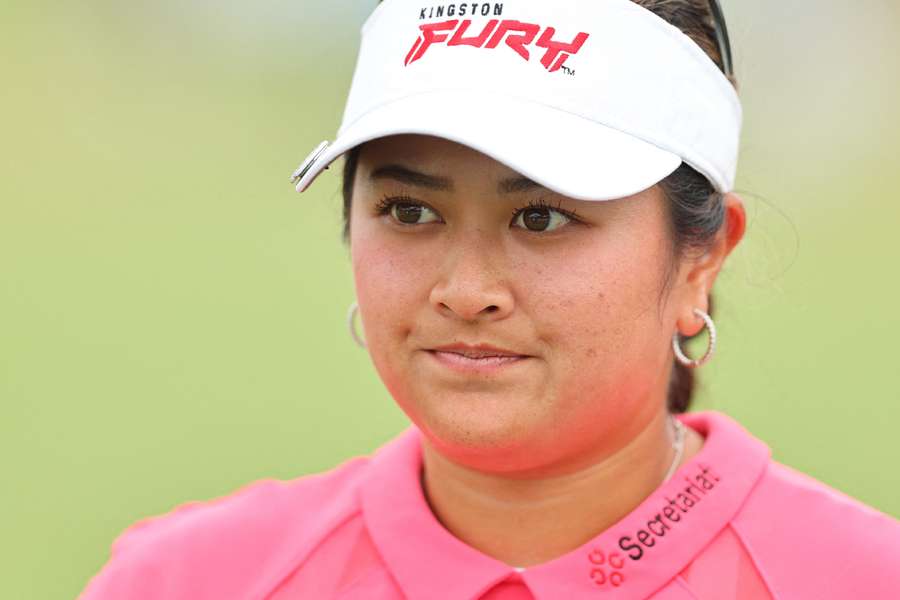 Lilia Vu looks on from the practice range prior to the CME Group Tour Championship at Tiburon Golf Club