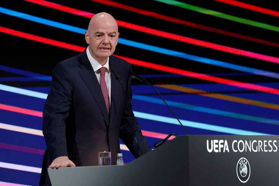 Preşedintele FIFA, Gianni Infantino