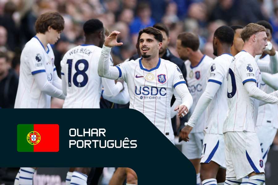 Pedro Neto em ação pelo Chelsea Pedro Neto em ação pelo Chelsea