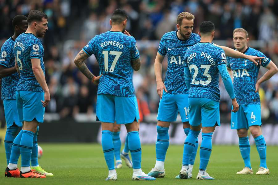 Jucătorii lui Tottenham în meciul cu Newcastle