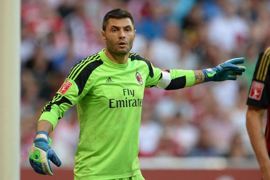 Marco Amelia con la maglia del Milan